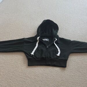 Katie J NYC Black Hoodie Jacket